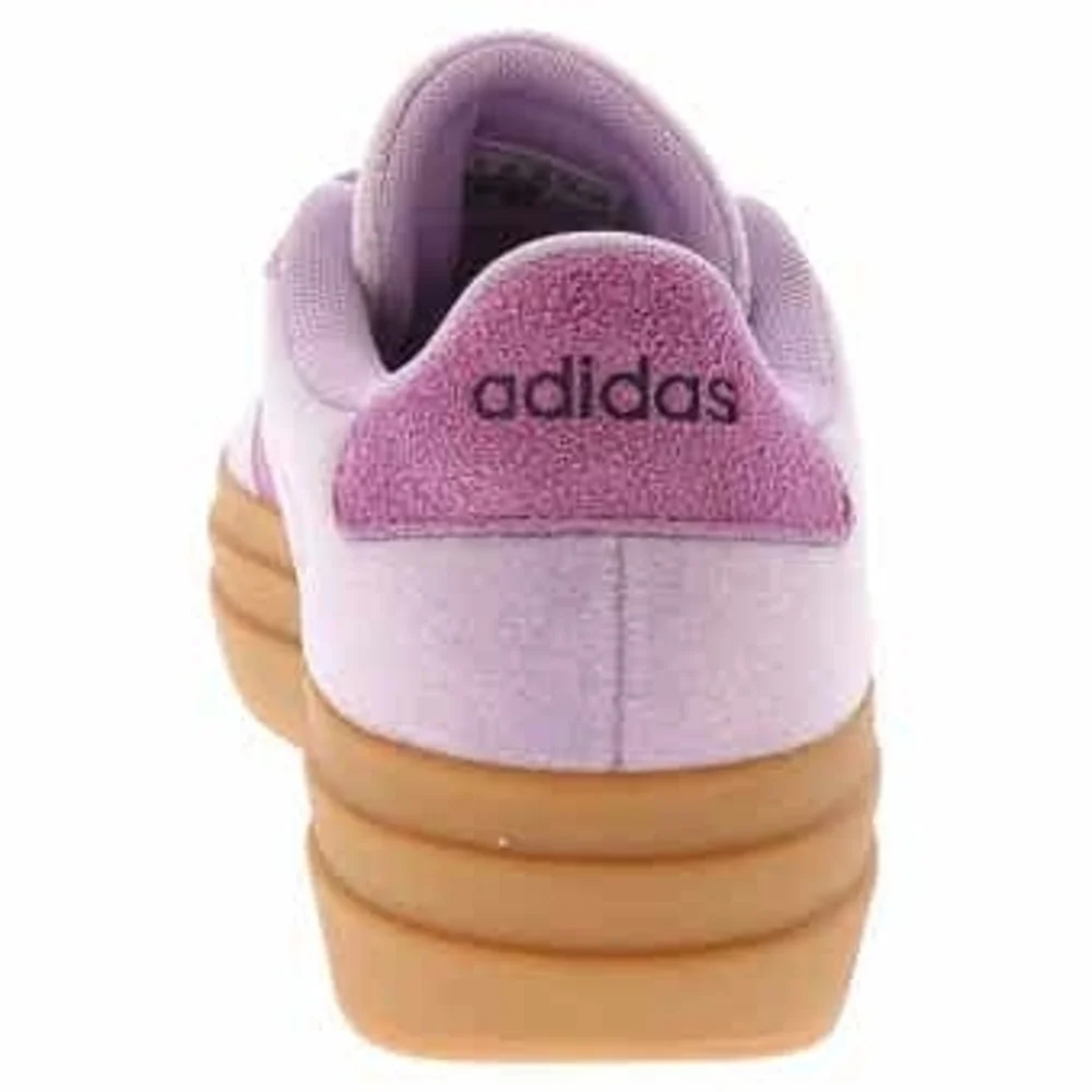 Adidas VL Court Bold Women's Platform Sneakers Powder Plum/Purple/Plum - Picture 3 of 8